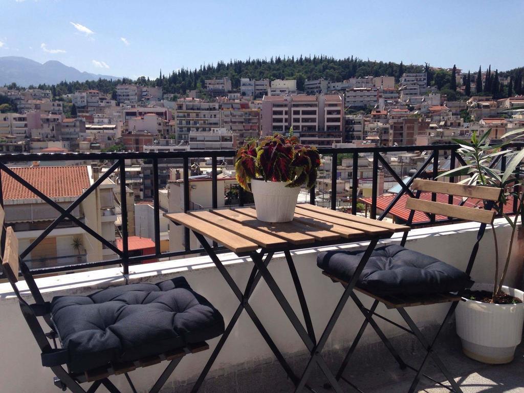 Lamía Cozy Loft - Best View Of The City מראה חיצוני תמונה